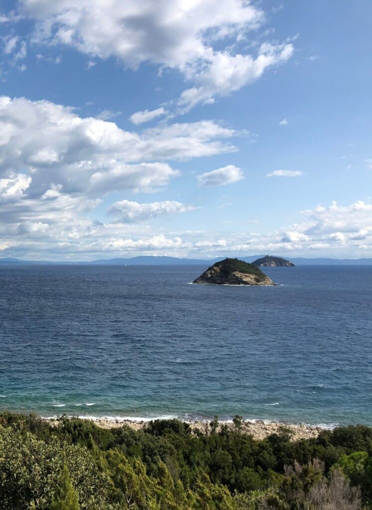Aussicht auf der Insel Elba aufs Meer